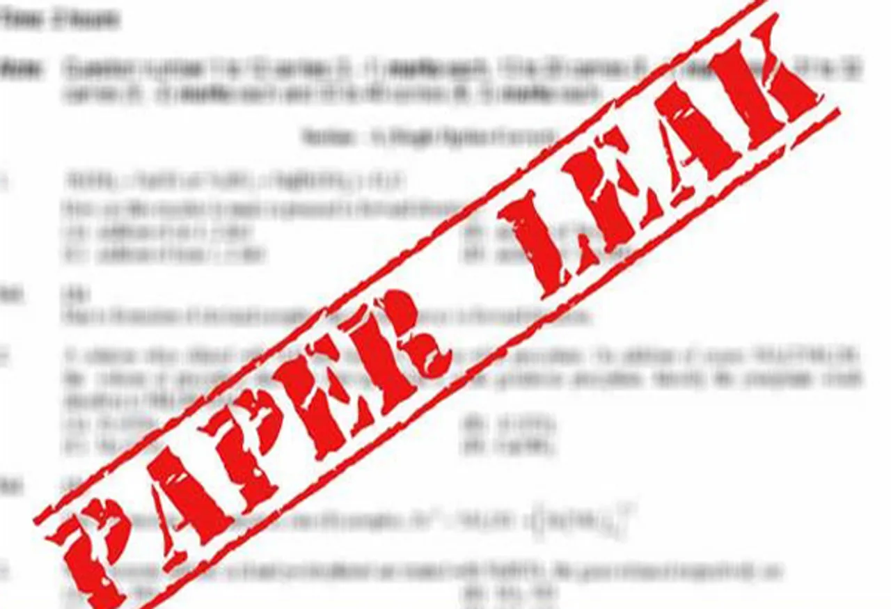 Irrigation exam paper leaked on social media