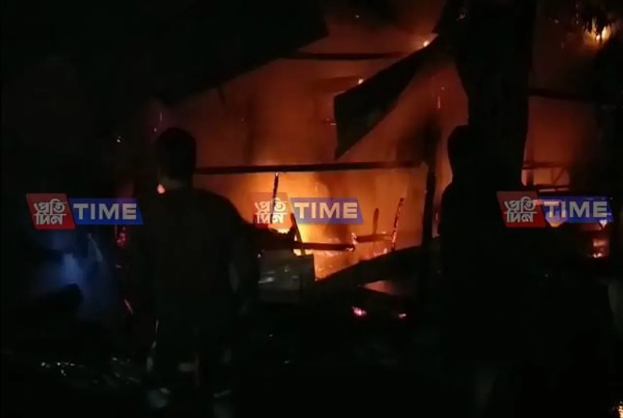 Massive fire breaks out at Rangapara