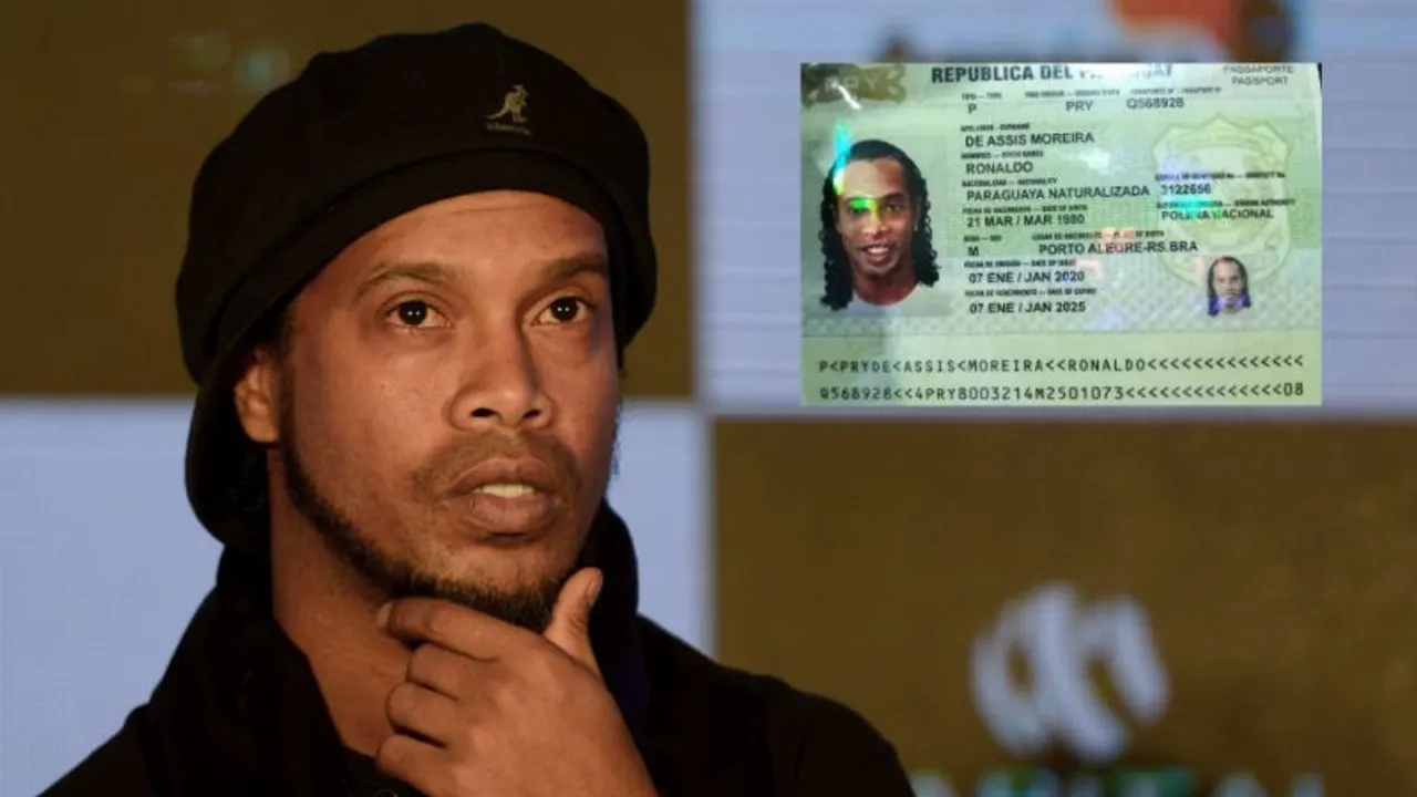 Ronaldinho arrested!