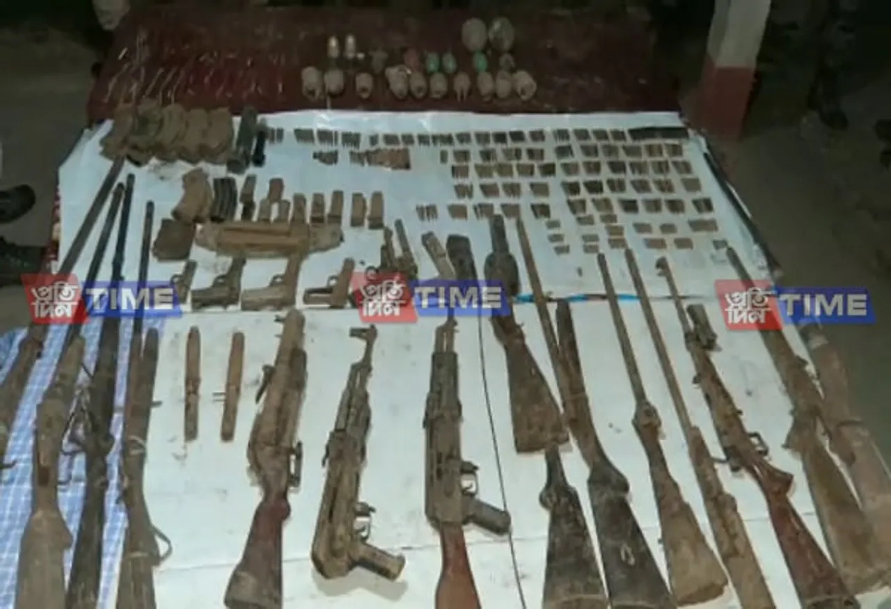 Huge quantities of arms and explosives seized in Kokrajhar