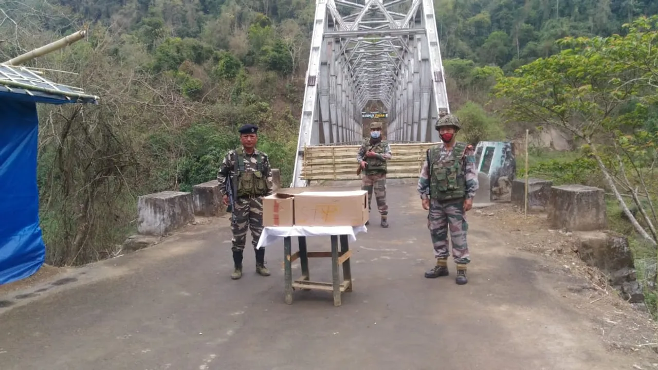 Aizawl Battalion extends Covid help in Myanmar border
