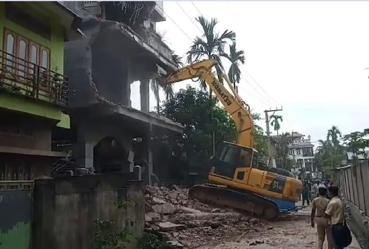 GMC Demolishes RTI Activist Dulal Bora’s Basistha House