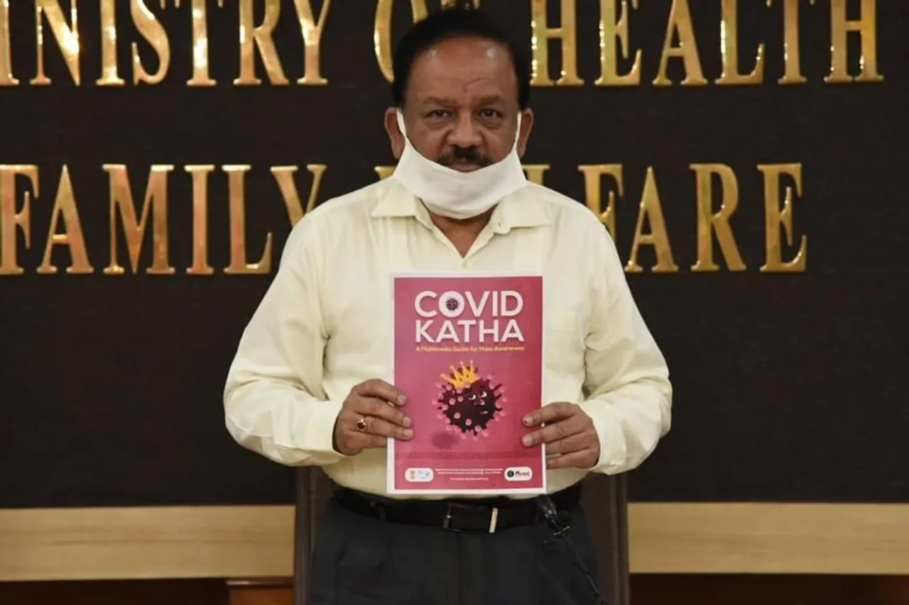Union Health Min launches ‘COVID Katha’, prepared by Assam Group