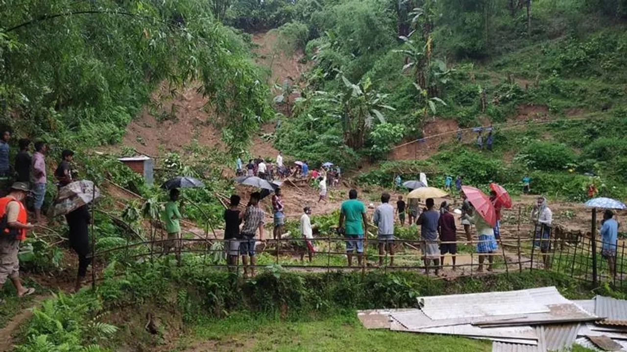 2-year-old girl buried alive by landslide in Arunachal