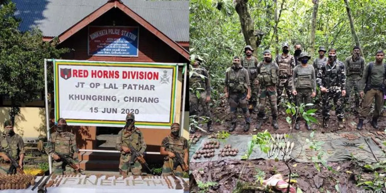 Huge Cache of Arms and Ammunitions Recovered in Chirang