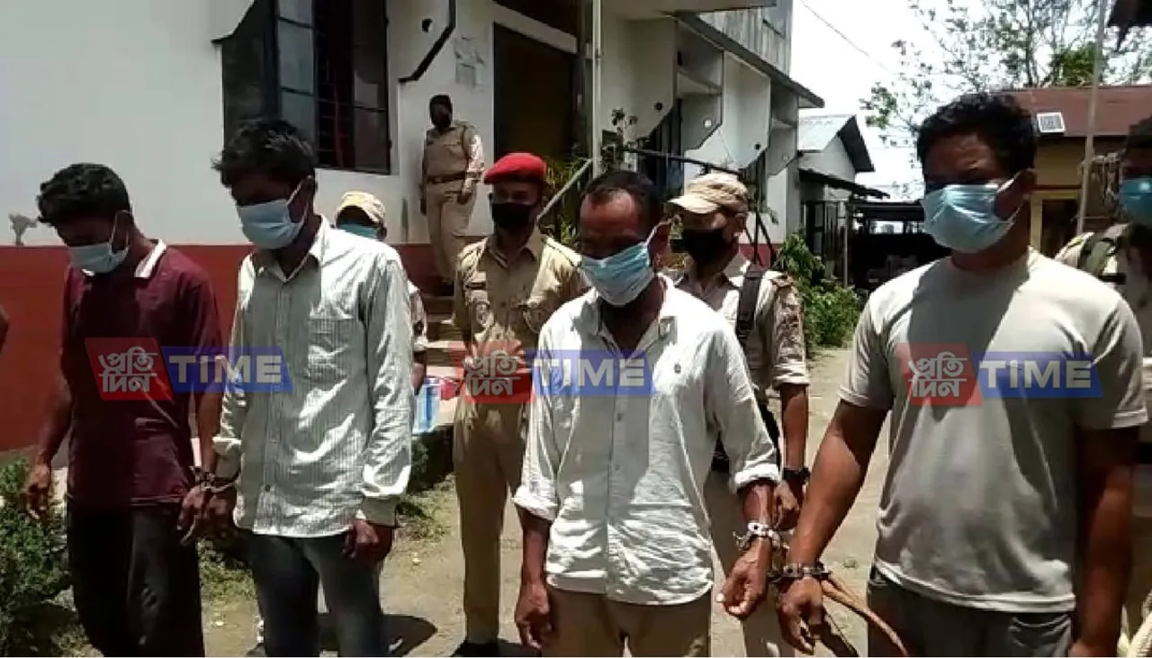 4 Rhino poachers arrested from Jakhalabandha