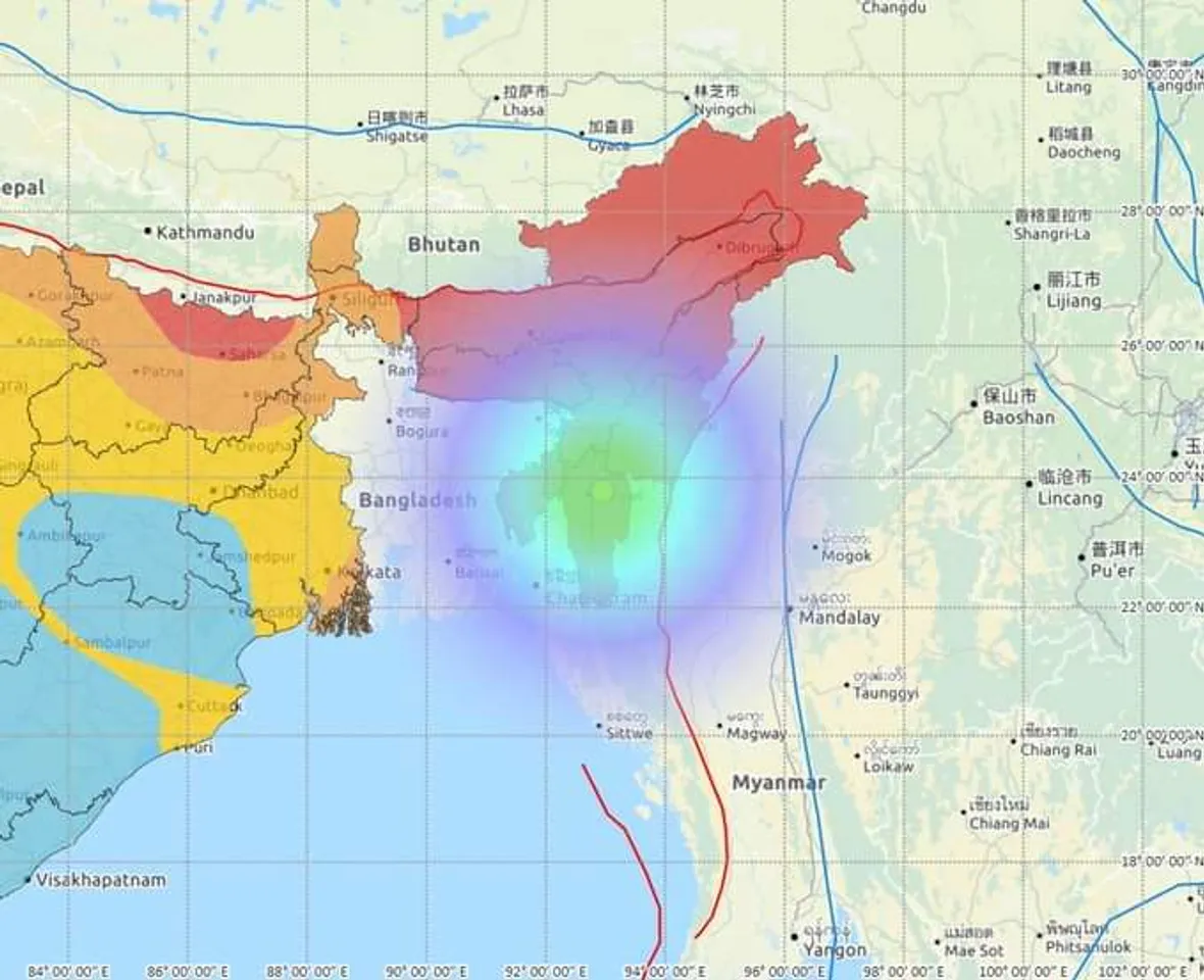 Earthquake strikes Mizoram, Tremors felt in parts of Assam