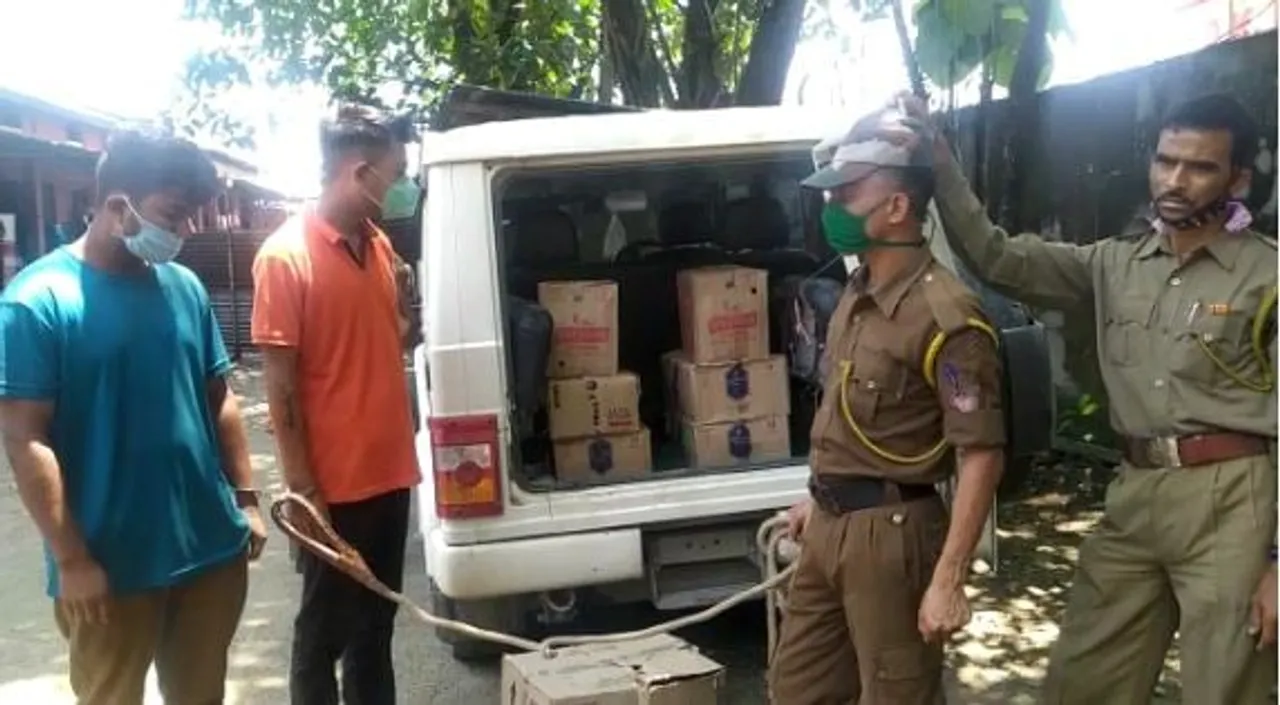 Banderdawa: Arunachali Liquor Seized, 2 Arrested