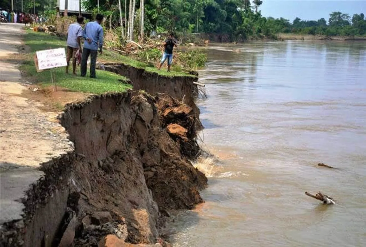 Massive Soil Erosion Triggered by Brahmaputra Poses Threat in Dibrugarh