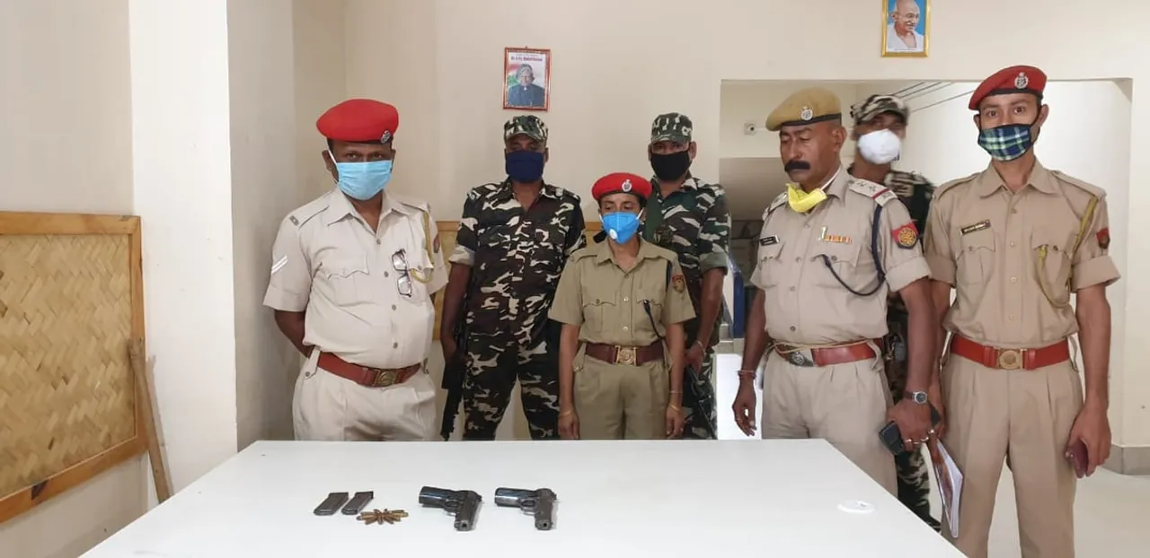 Cache of arms recovered in Udalguri