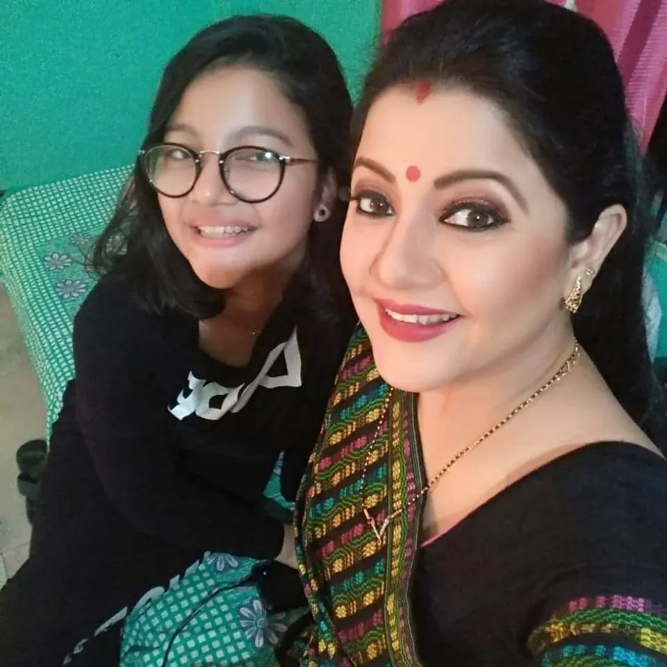 Geetabali Rajkumari, daughter test COVID+