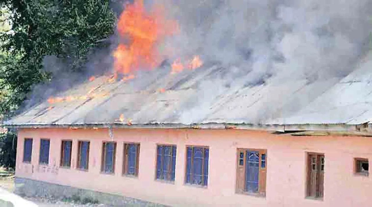 Fire breaks out in Nagaon school