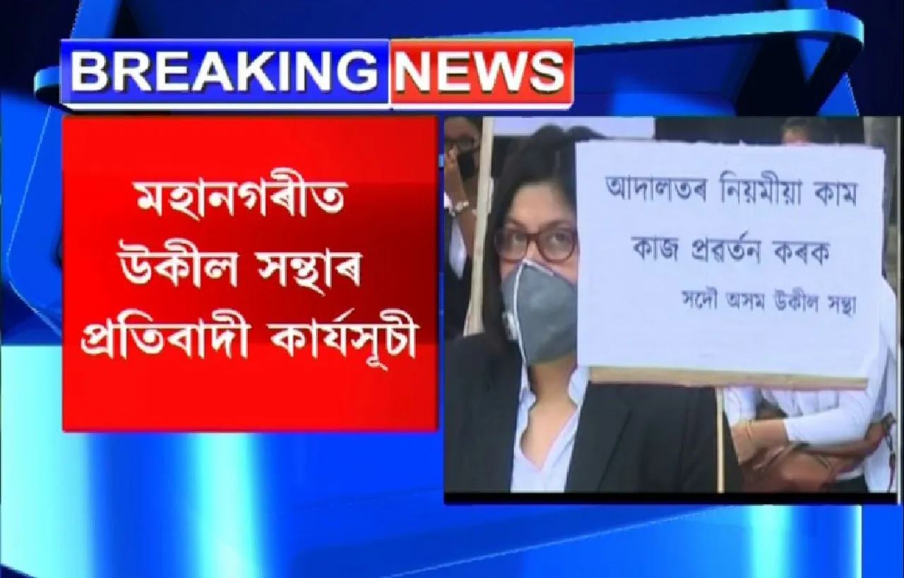 Bar council stage protest for resumption of physical courts