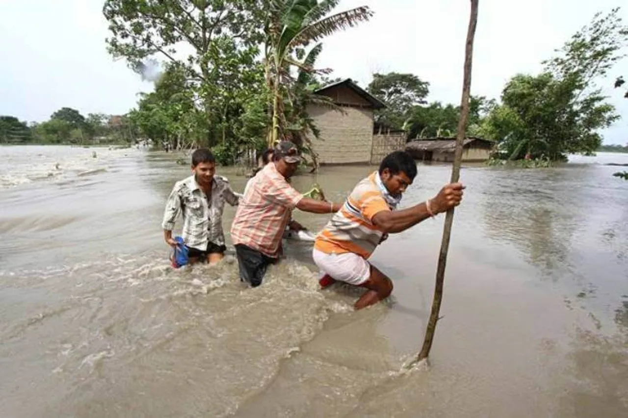 Lakhimpur Badly Hit By Unexpected Floods