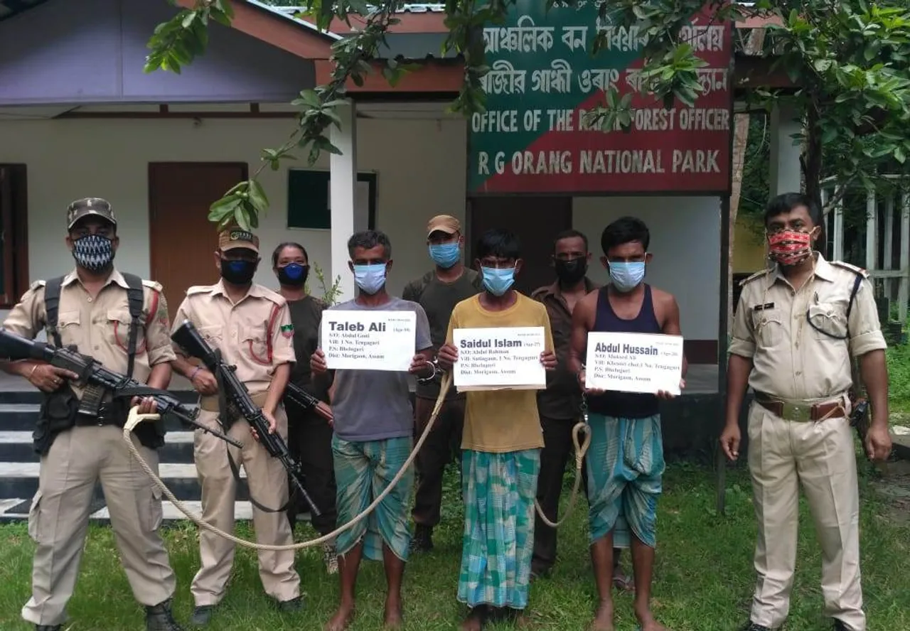 3 Poachers Arrested From Orang National Park
