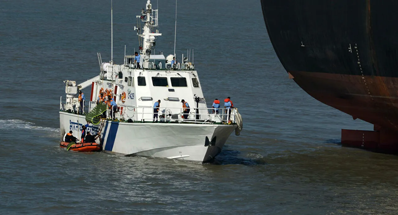 Coast Guard Rescues Crew of Sinking Ship