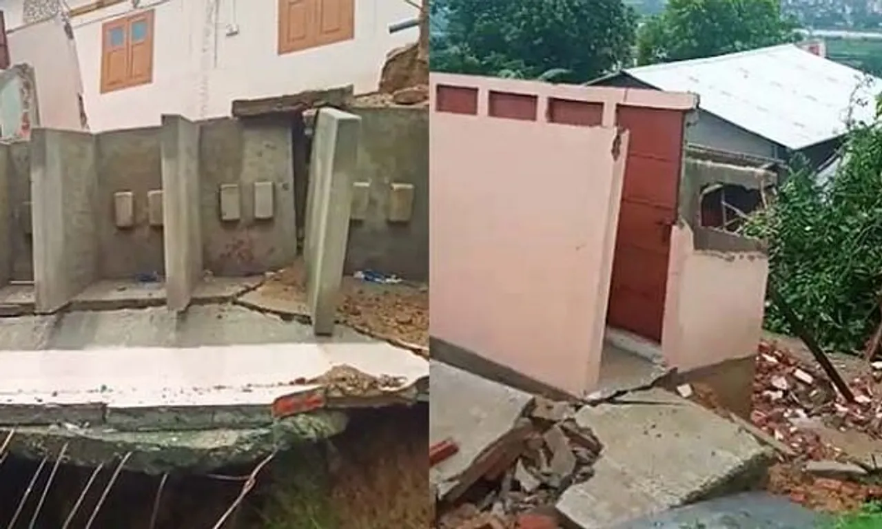 Building Roof Collapses in Hatigaon