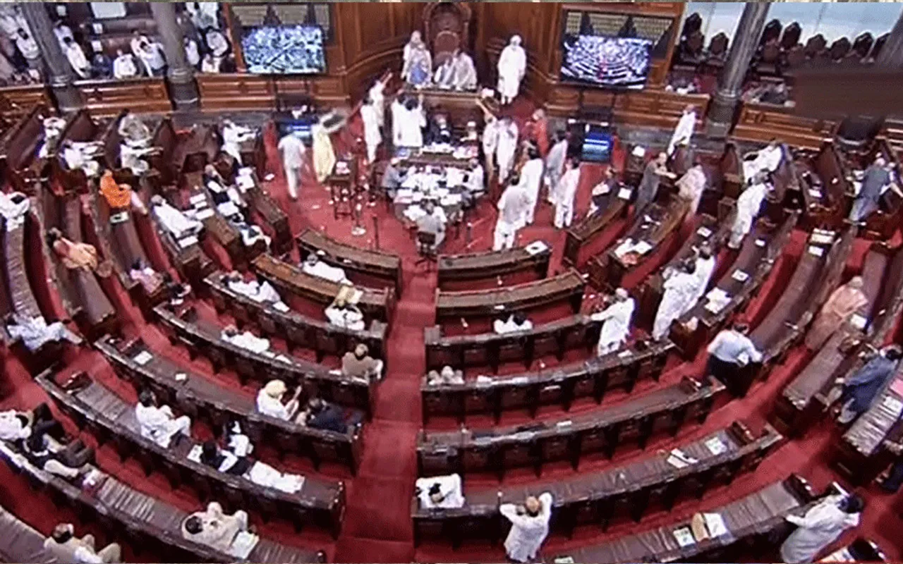 Eight Rajya Sabha MPs Suspended for One Week