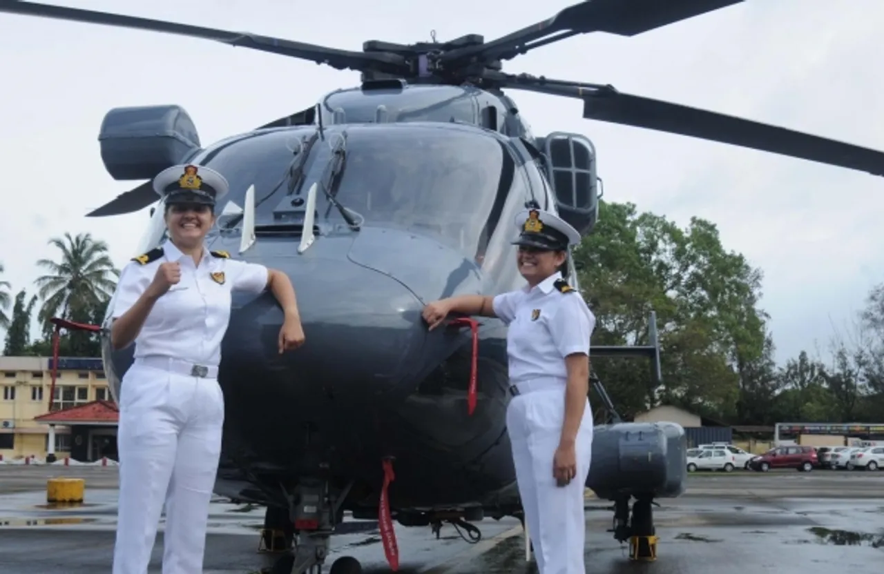 Two Women Officers To Operate Helicopters For Indian Navy