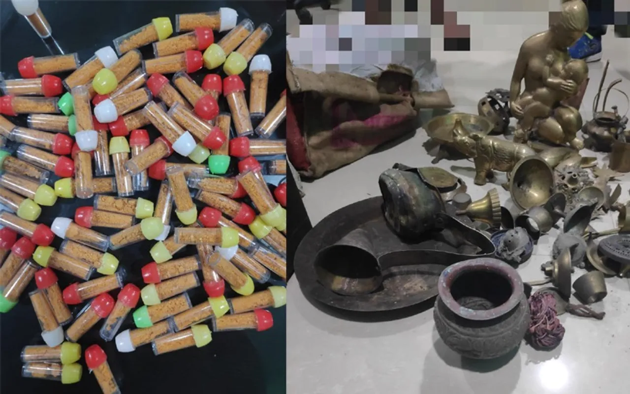 Large Quantity Of Heroin, Brass Statues Seized In Jagiroad
