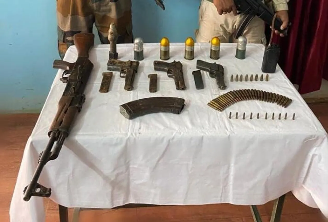 Arms, Ammunition Seized In Manipur