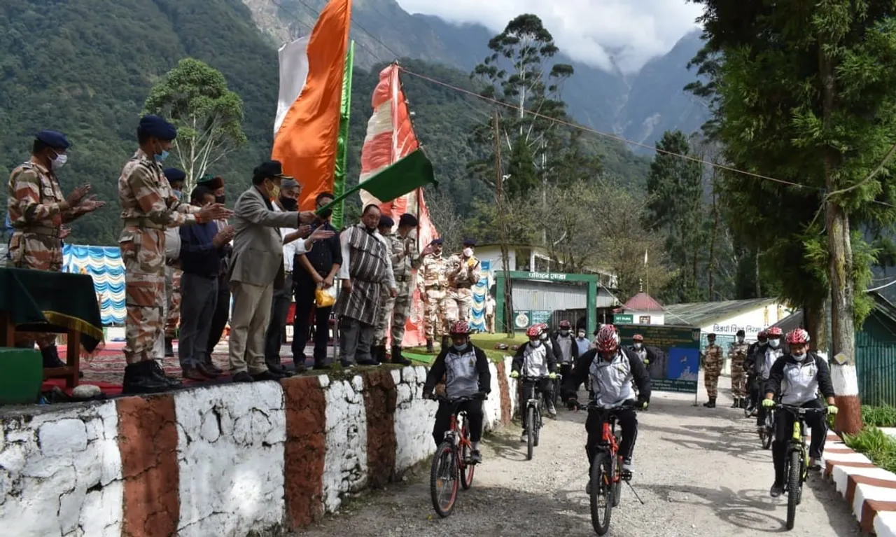 COVID Sikkim: ITBP Launches Cycling Expedition