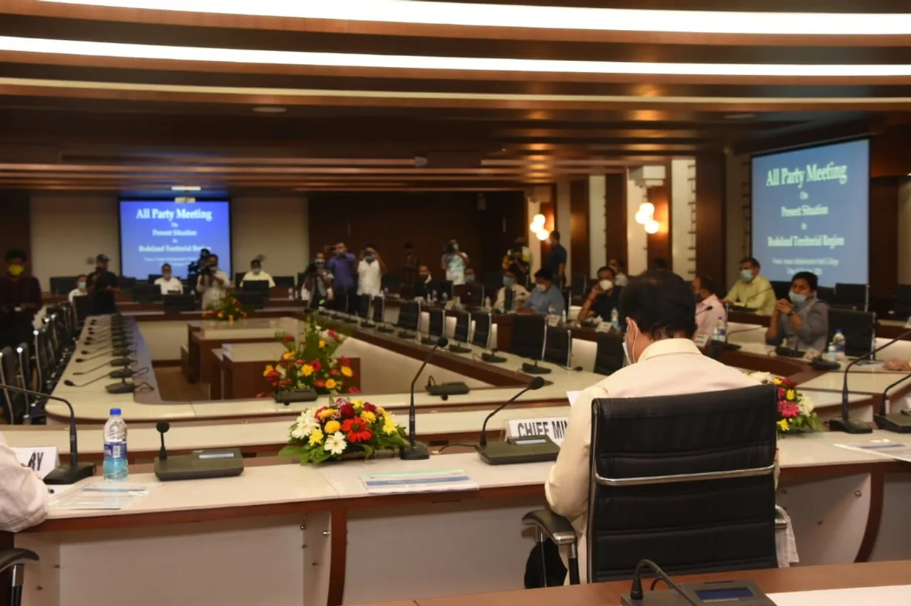 BTR Poll Calls: Sonowal Holds All-Party Meet