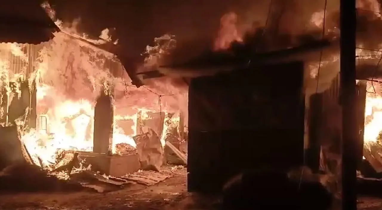 Massive Fire In Kokrajhar, Goods Worth 1 Cr Damaged