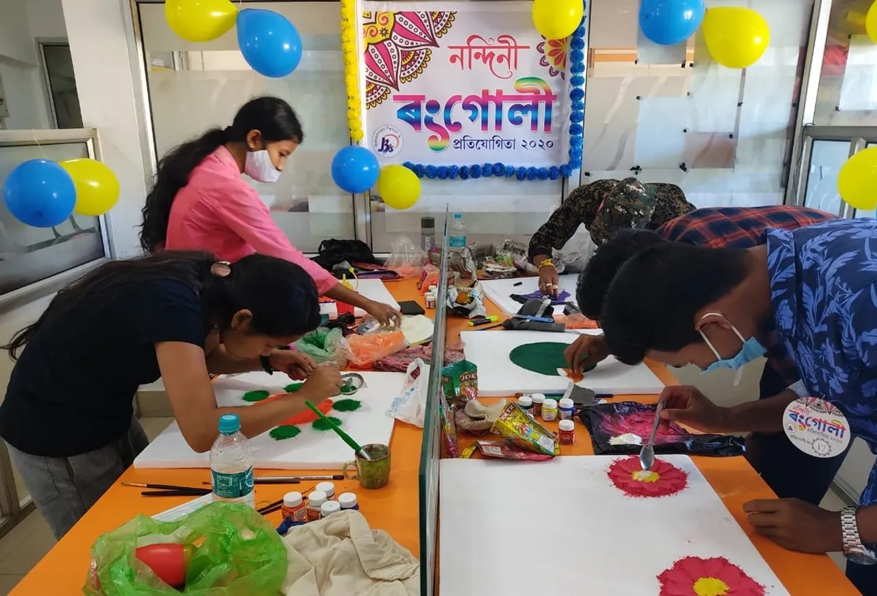 Nandini Magazine Organizes Rangoli Competition 2020