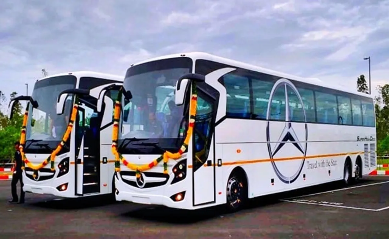 ASTC Inducts 20 Premium Mercedez-Benz Buses In Assam