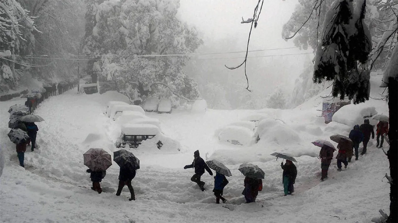 Shimla Gets First November Snow After 15 Years