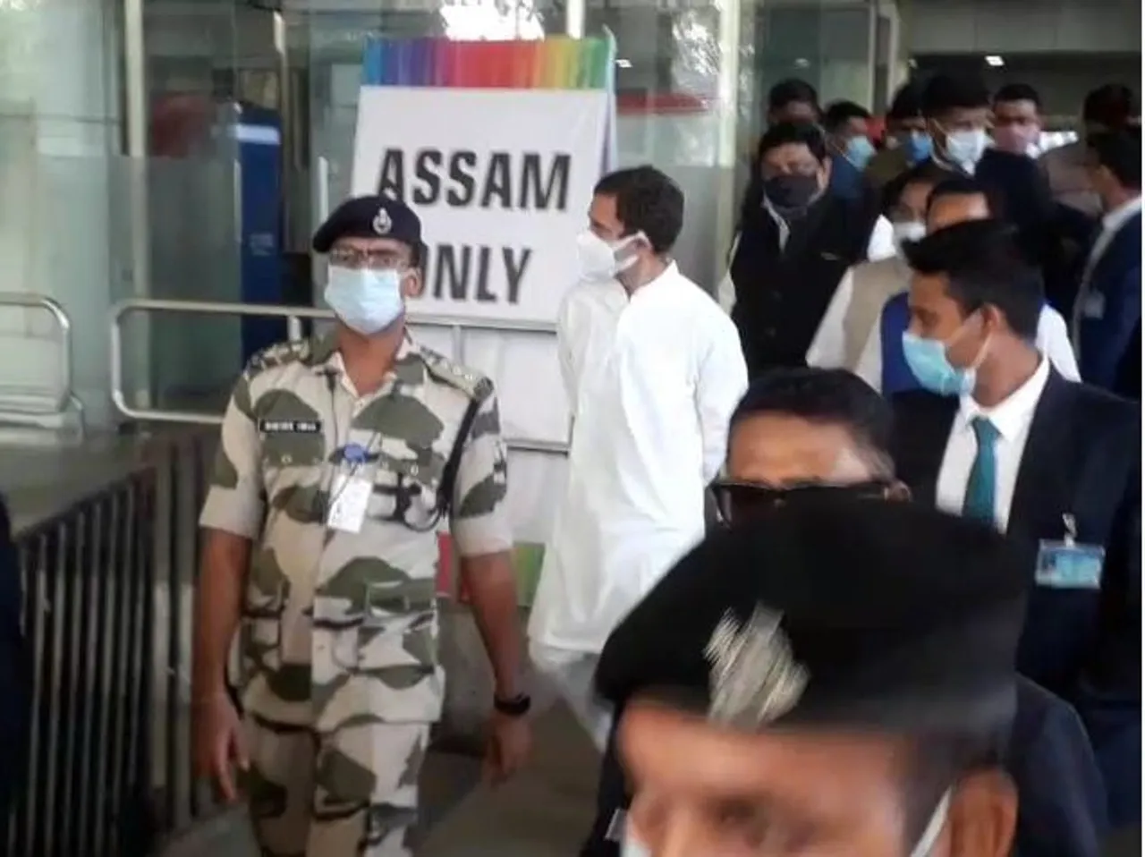 Congress Leader Rahul Gandhi Reaches Guwahati