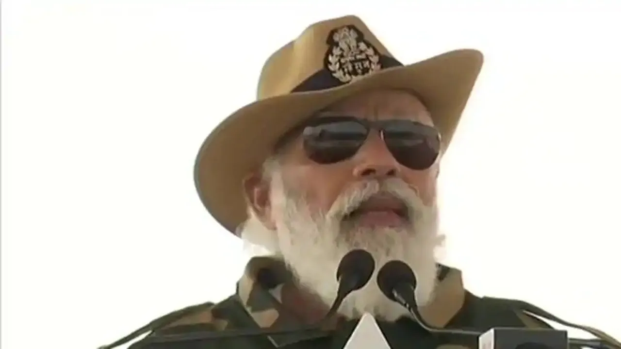 PM Modi Celebrates Diwali With Jawans In Rajasthan