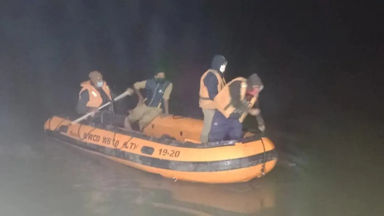 2 Missing As 9 Trucks Slide Off Vessel, Fall Into Ganga River