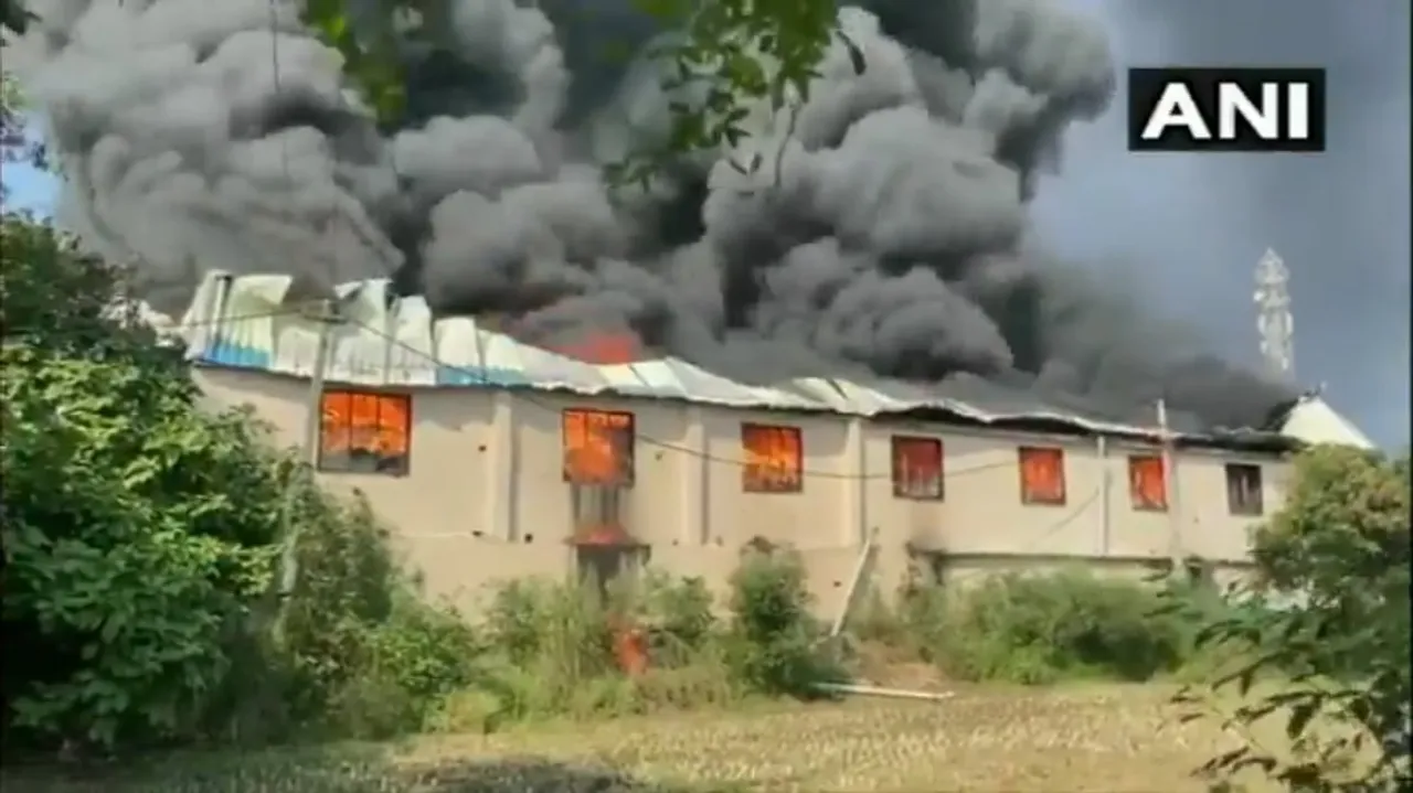 Gujarat: Major Fire Breaks Out In Plastic Factory