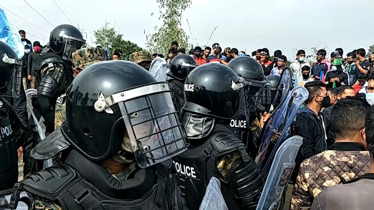 Meghalaya: 7 Cops Wounded During Protest