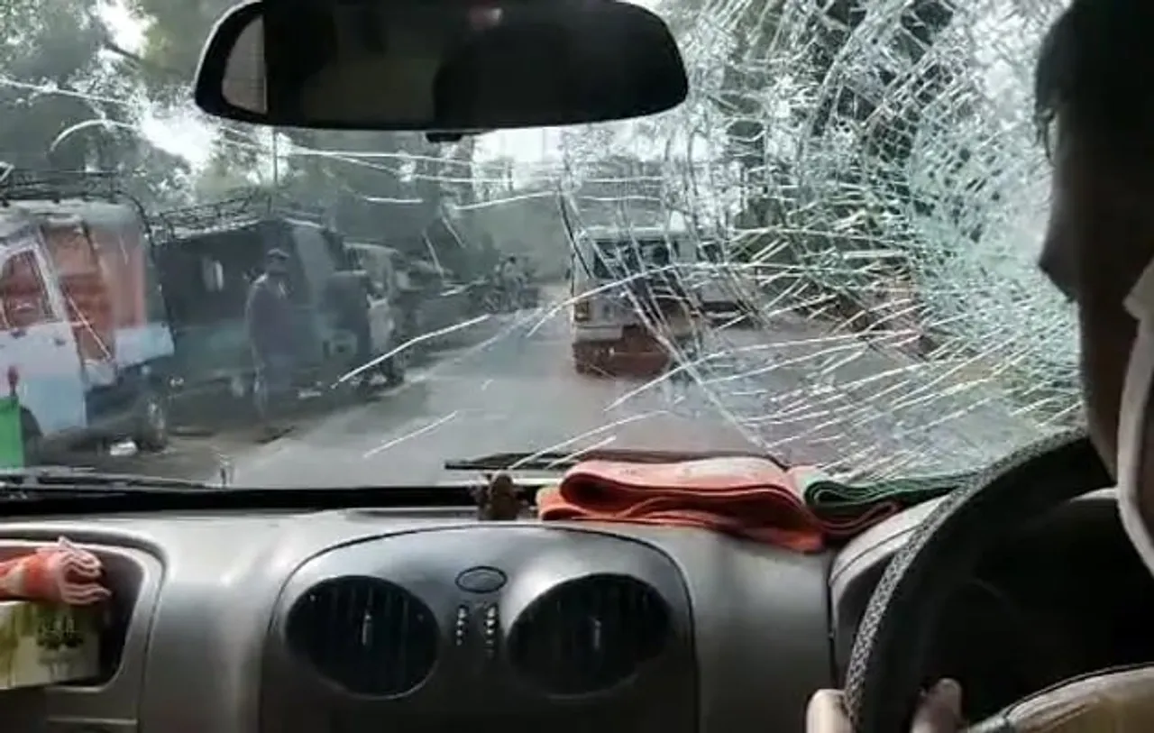 JP Nadda’s Convoy Attacked In Bengal