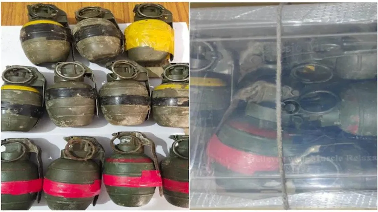 11 Grenades Dropped By Drone From Pakistan Recovered