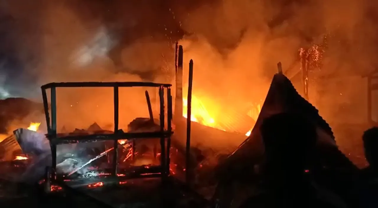 Doboka: Over 5 shops Gutted In Fire