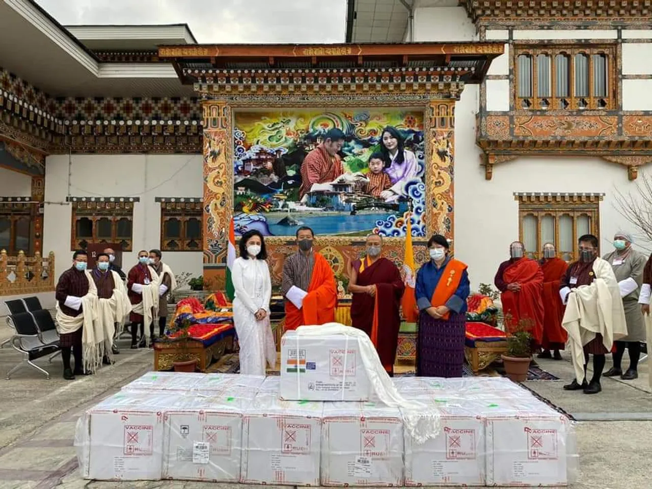 Bhutan, Maldives Receive COVID Vaccines From India