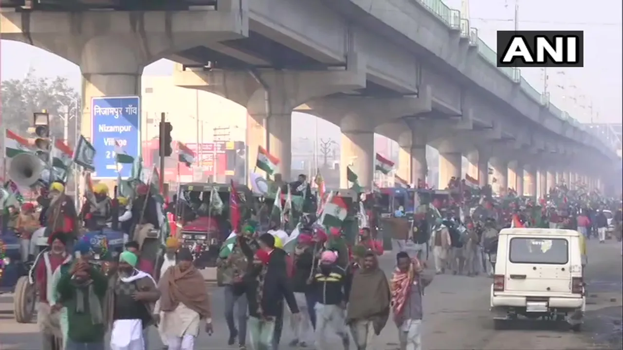 Farmers Break Barricades, Enter Delhi For R-Day Tractor Rally
