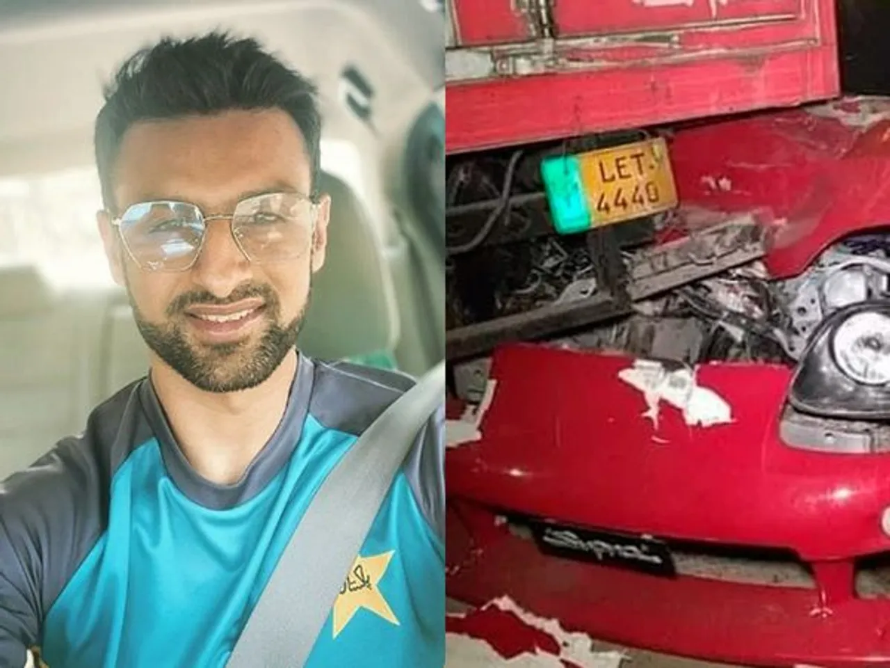 Shoaib Malik Survives Horrific Car Crash | Video