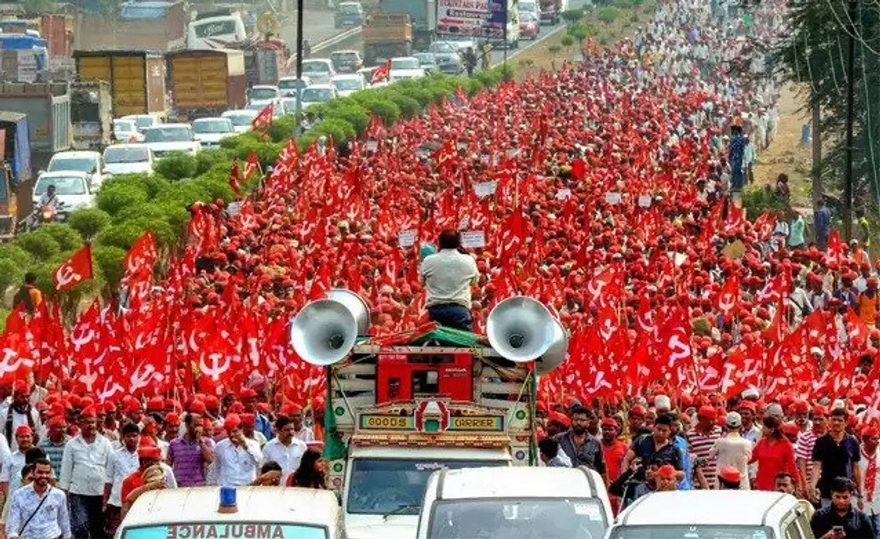 Farmers’ Protest: Thousands March To Mumbai