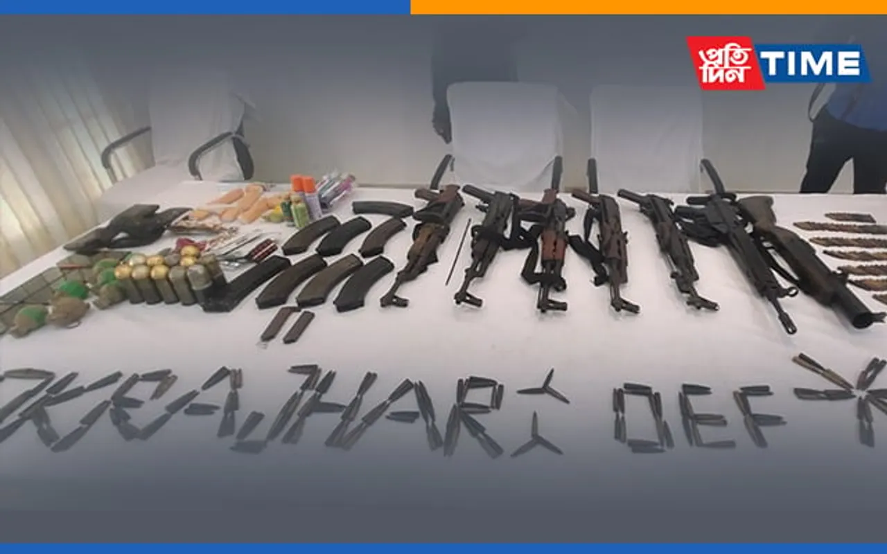 Kokrajhar: Huge Cache Of Arms, Ammunition, Explosives Seized