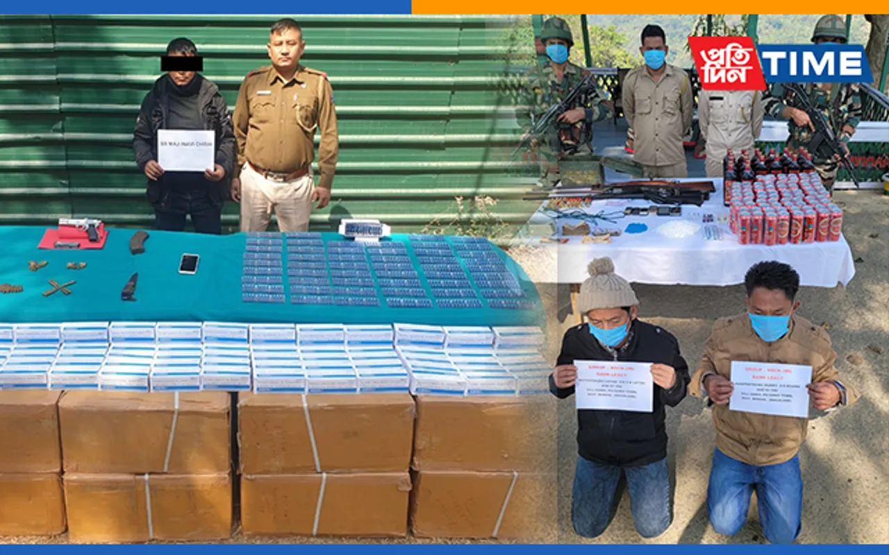 Dimapur: Arms-Ammunition Seized, 3 NSCN Cadres Arrested