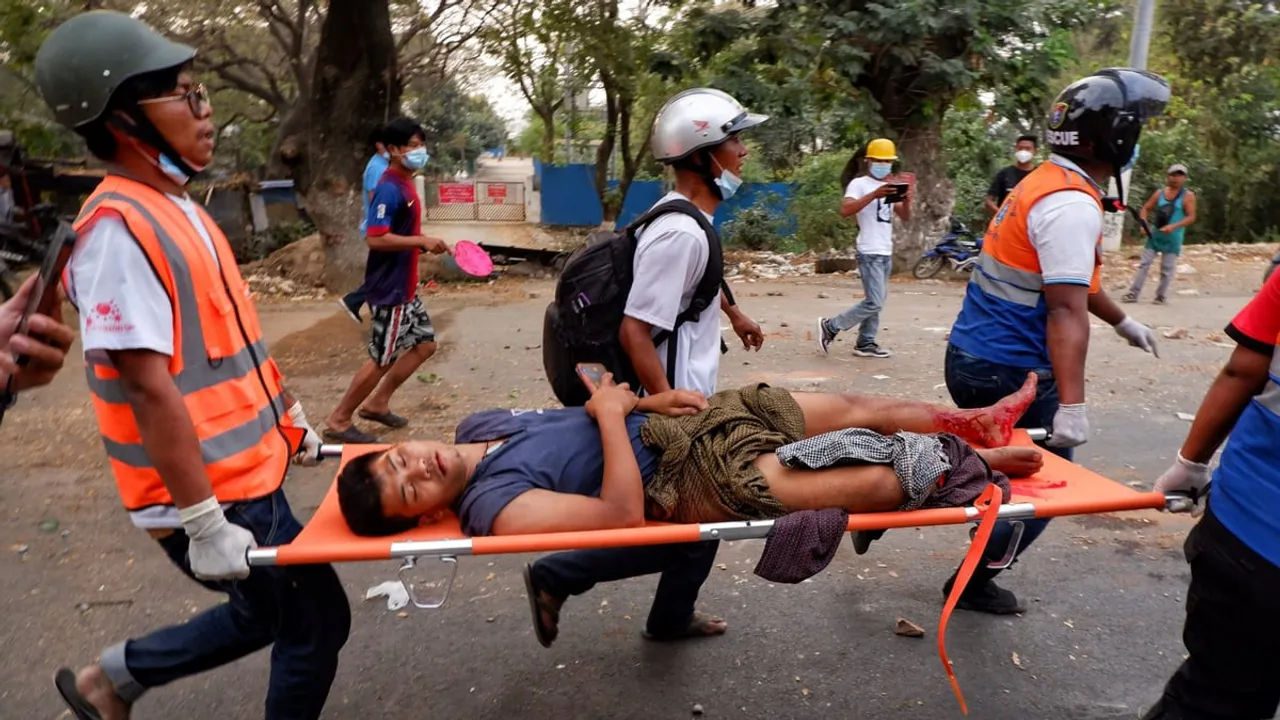 Myanmar Coup: 2 Dead, 30 Injured In Police Firing