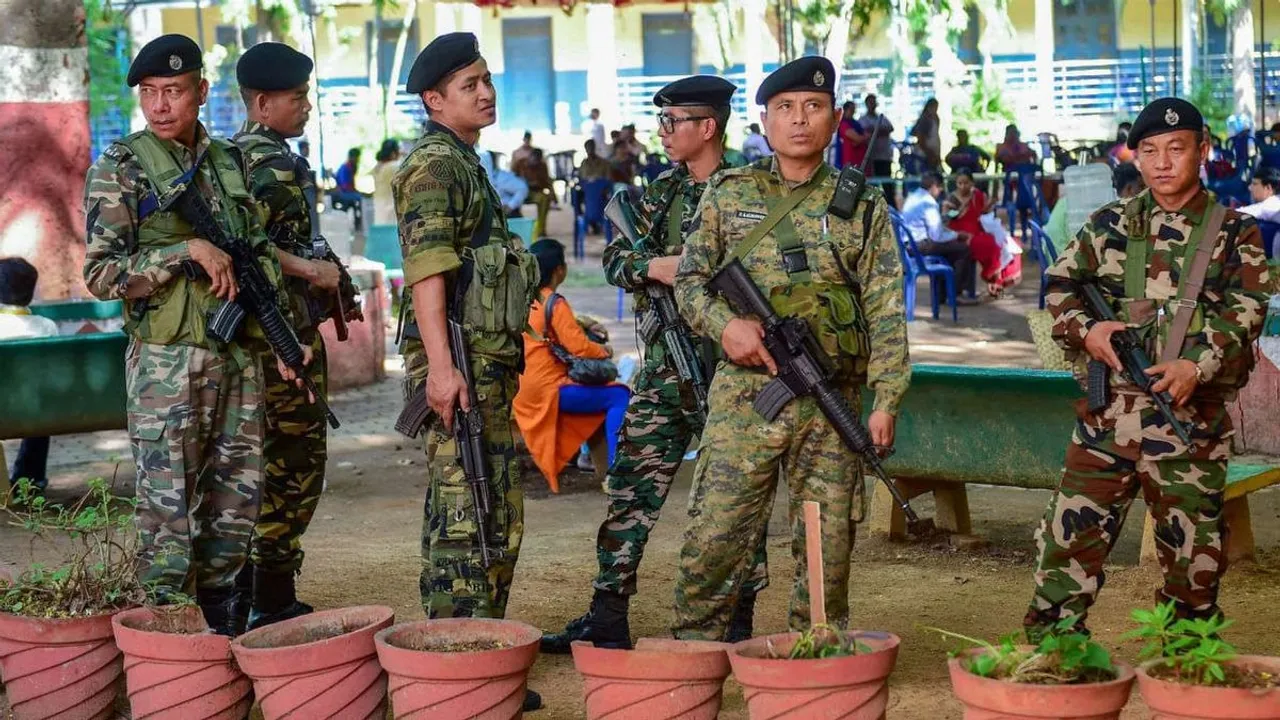 Assam Elections: 300 Cos. Of Security Forces Deployed For 1st Phase
