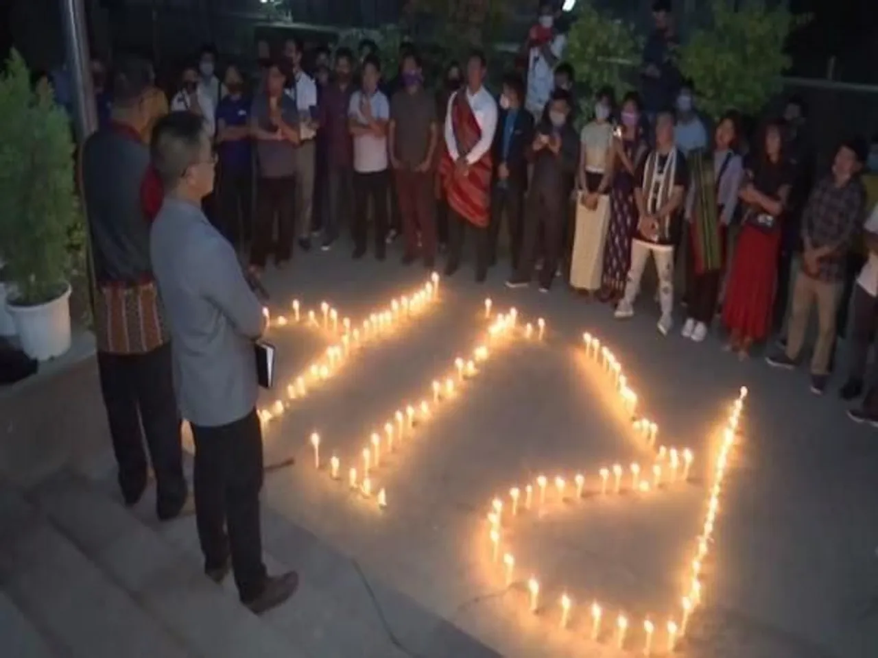 Myanmar Coup: Mizo Students’ Body Holds Candlelight Protest In Delhi