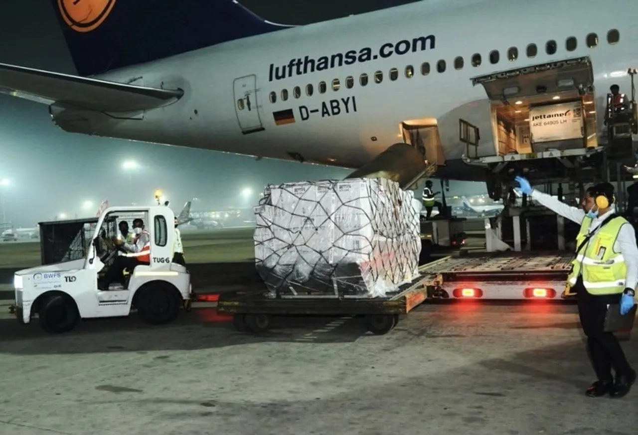 First Consignment Of Medical Supplies From UK Reaches India