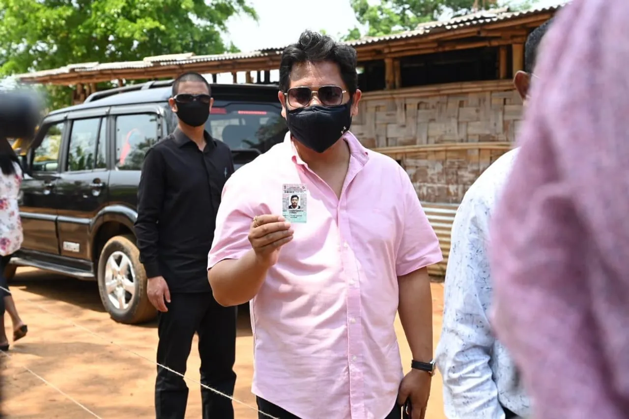 Meghalaya CM Casts Vote For GHADC Polls